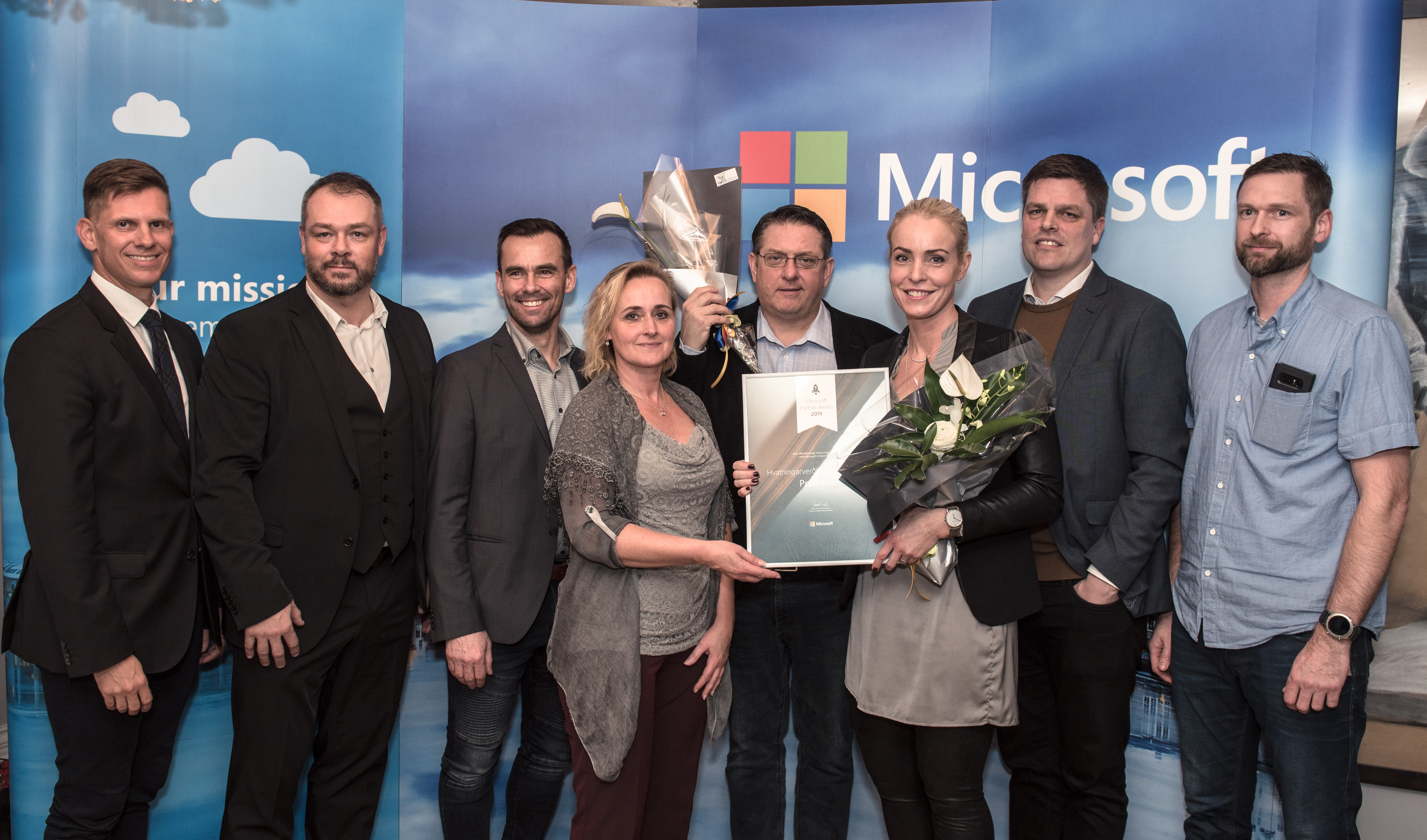 Promennt fékk Hvatningarverðlaun Microsoft á Íslandi